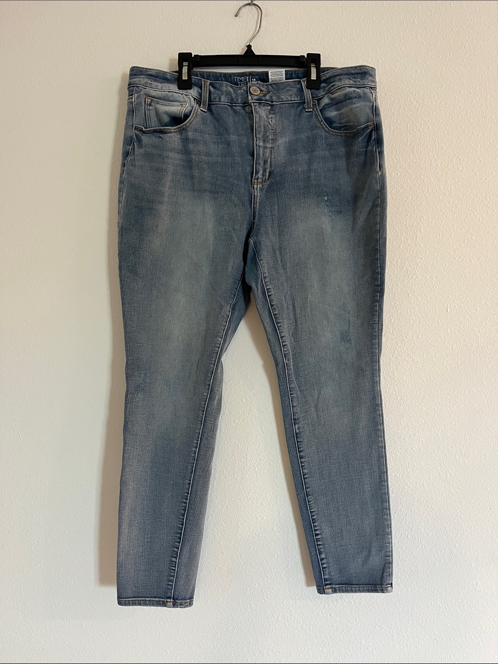 Time and Tru High Waist Skinny Jeans